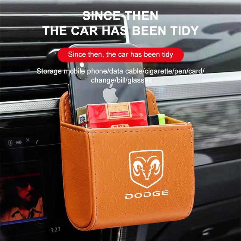 Auto Innenraum Aufbewahrungstasche Luftauslass Ablagetasche Hängende Organizer Box für Dodge Caliber Ram 1500 NITRO SRT Caravan Charger Grand Caravan Journey