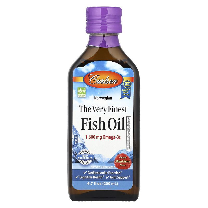 Norwegian, The Very Finest Fish Oil, Natural Mixed Berry, 6.7 Fl Oz (200 Ml)