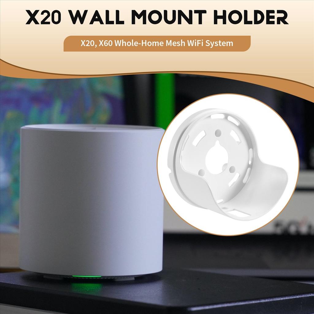 Wall Mount Holder for Deco X20, Deco X60 Whole-Home Mesh WiFi System, Compatible with Home WiFi Router