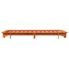 Vidaxl Bed Frame Without Mattress, Waxed Brown, 90X190 Cm, Pine