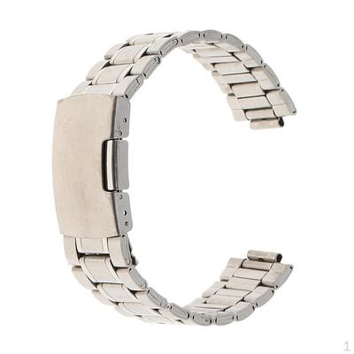 Men Replacement Metal Wrist Stainless Steel Watch Strap Bracelet