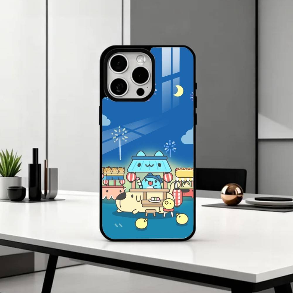 C-Capoo W-Whimsical B-Bugcat Phone Case For iPhone17,16,15,14,13,12,11 Plus,Pro Max Magnetic For Magsafe Wireless Charging
