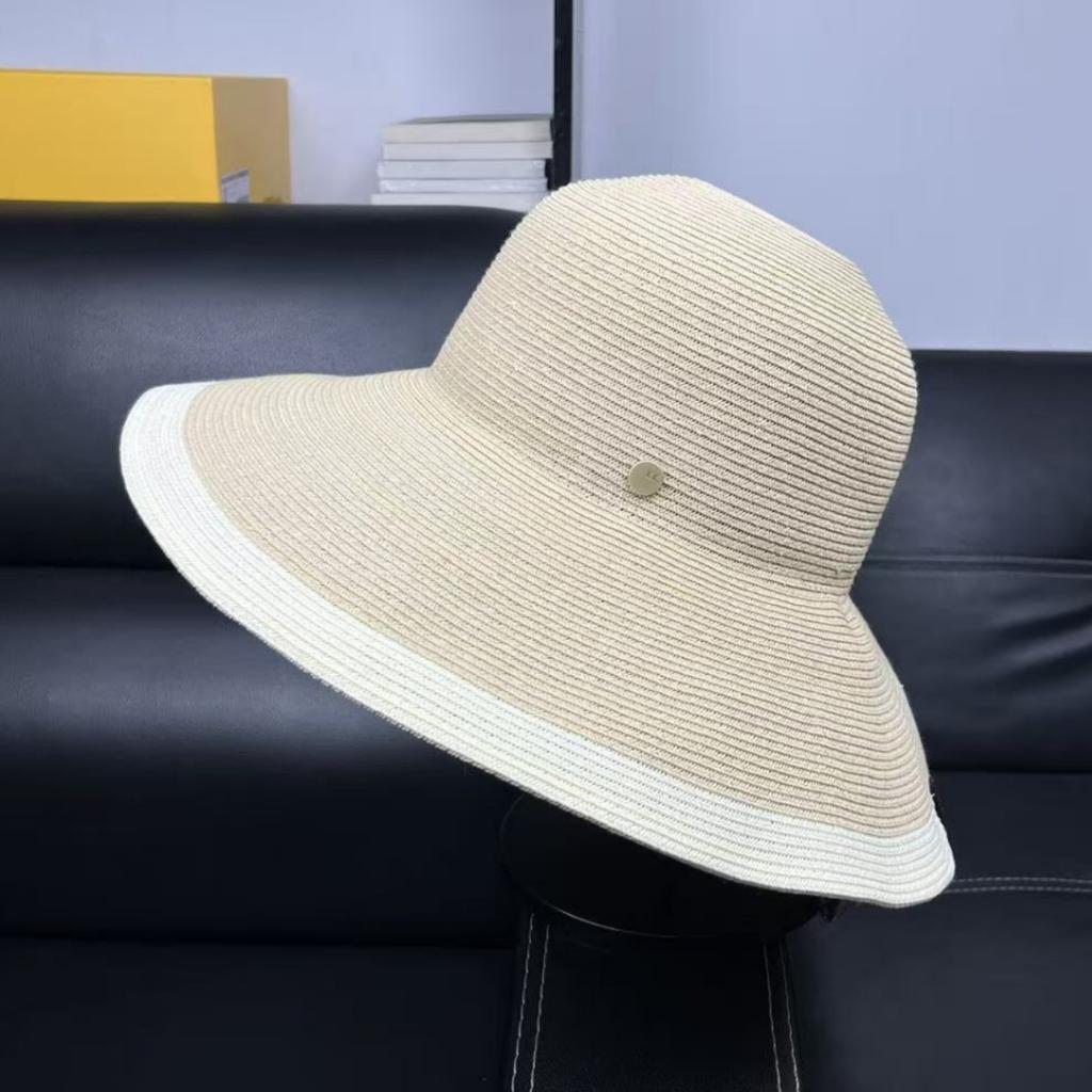 Celebrity summer vacation sun hat children big along the beach sun hat foldable straw hat