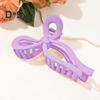 Women Hair Claw Bowknot Shape Anti-slip Design Hair Clip Back Head Large Hair Grip Clip Shark Hair Claw Hair Accessories