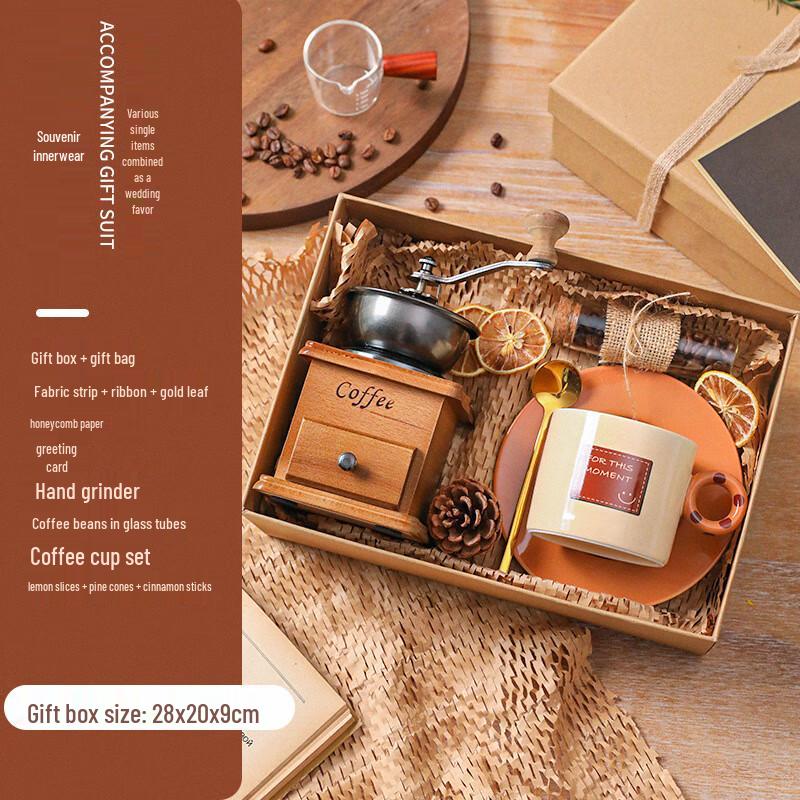 LIU Coffee Polka Dot Ceramic Mug Gift Set