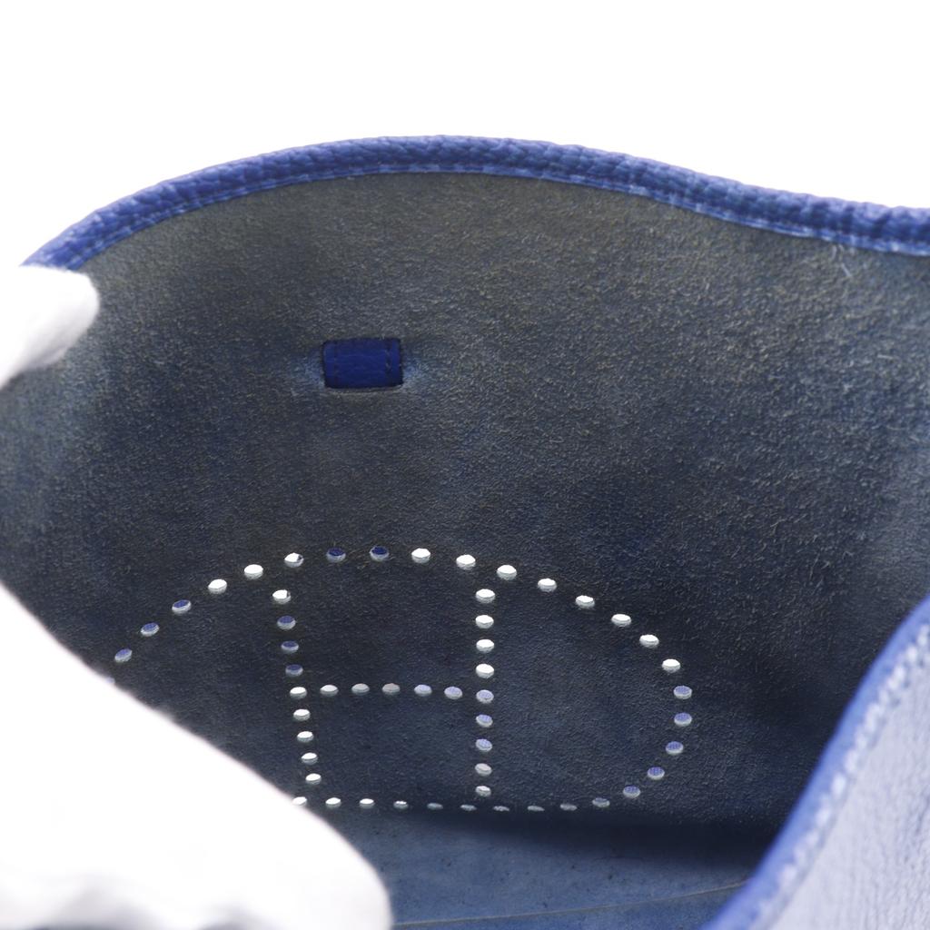 HERMES Evelyne1 GM Shoulder Bag Evelyn Blue / Gold Hardware Ardenne Women Used