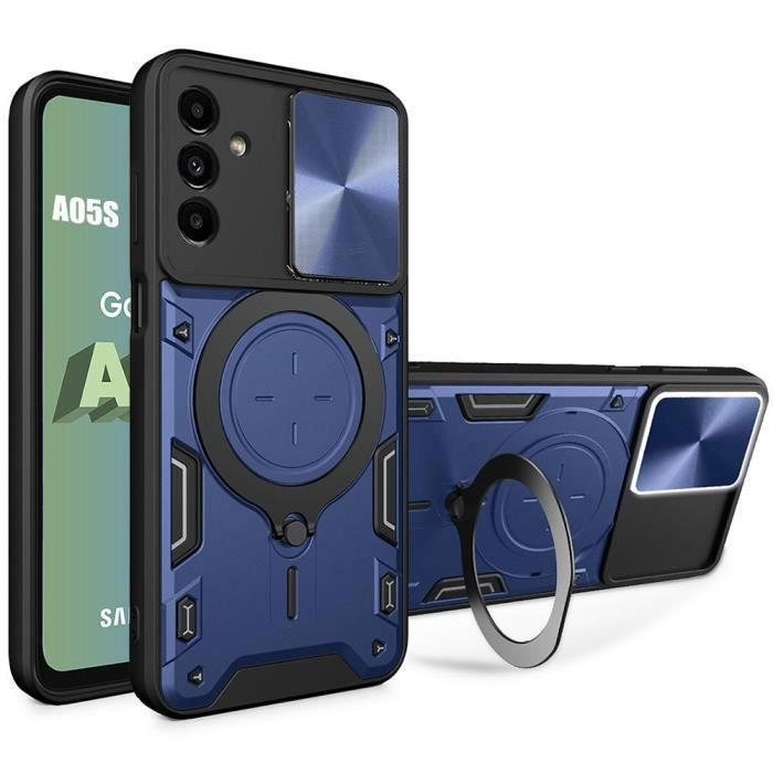 Coque de protection - BOOLING - Samsung Galaxy A05s - Antichoc - Armure en PC - Bleu Marine