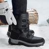 36-46 Winter Men's Plus Velvet High-top Outdoor Shoes Women's Large Size Hiking Shoes Plus Fur Warm Hiking Boots