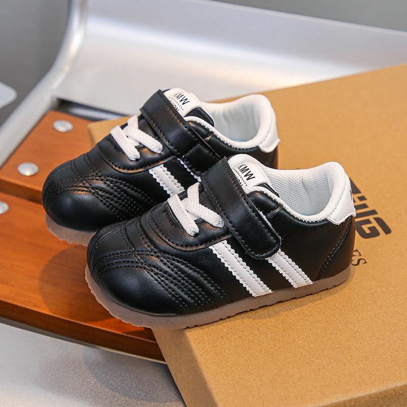 

New boys and girls toddler shoes baby soft-soled shoes 1 1 3-year-old children s shoes leather functional shoes single shoes 17