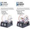 Barrel Polishing Machine for Gold & Silver Jewelry - KT-6808 Electric Rotary Cleaner
