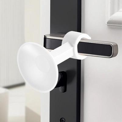 Silikon Anti-kollision Dörrpropp Sugkopp Typ Dörrhandtag Kåpa Tystnadsskydd Pad Väggskydd Dörrknopp Stötfångare