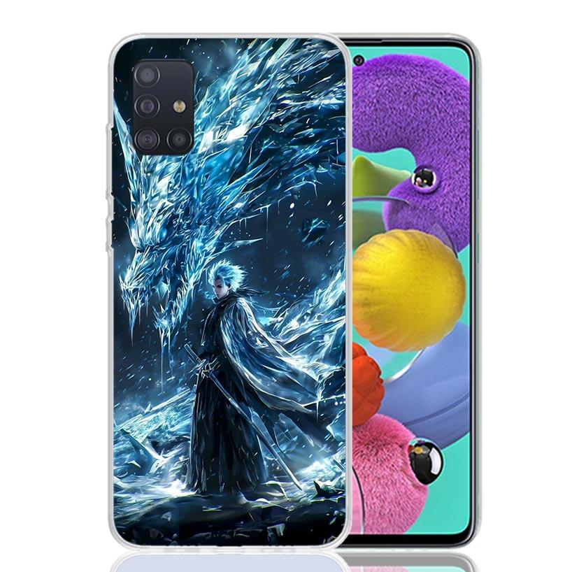 Hitsugaya Toushirou Bleach Phone Case For Samsung Galaxy A52 A32 A22 A12 A02S A50S A30S A51 A31 AA71 Note 20 Ultra 10 S10 Plus G