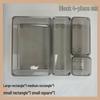 Acrylic Multi-layer Transparent Desktop Organizer with Drawers for Stationery and Makeup