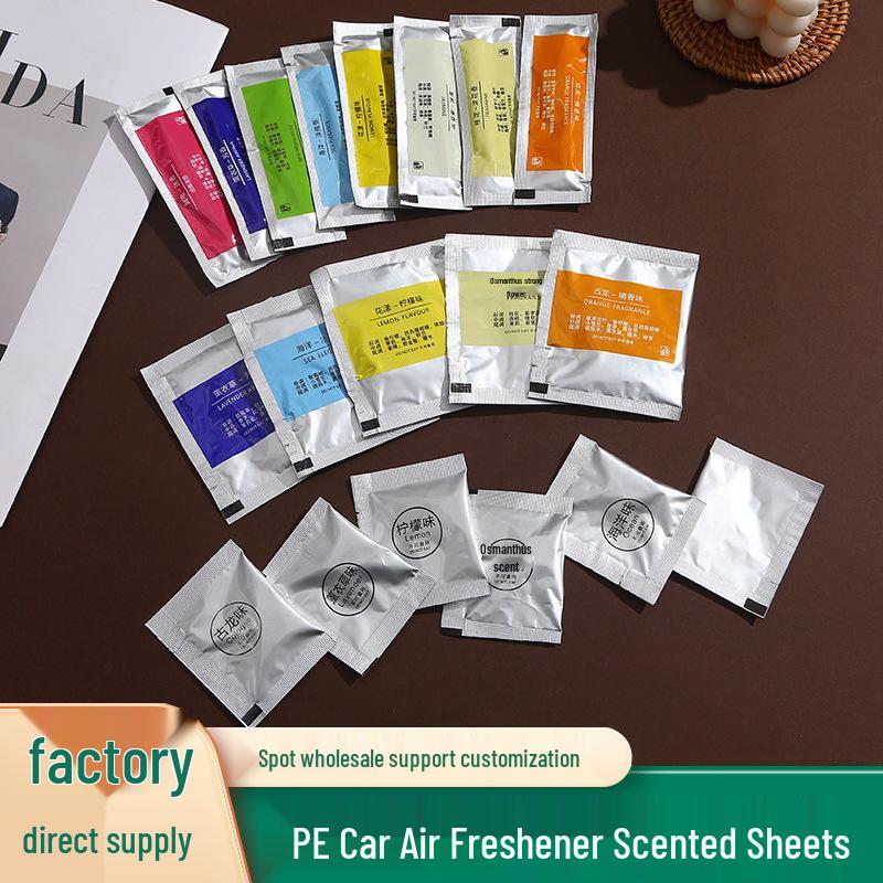 Car Aromatherapy Stick Refills: Scented Sheets for Interior Air Outlets