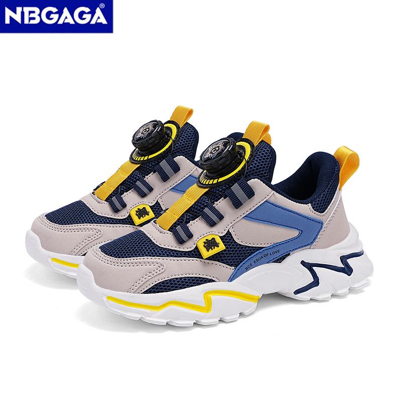 Kids Shoes Boys Running Sport Shoes Trainer Sneakers Big Children Breathable Mesh School Shoe Soft Sole Casual Walking Tenis