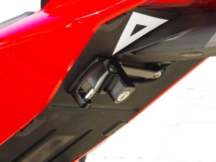 BABY FACE Helmet Lock for Aprilia RS4 125, Black, 009-LCA02BK