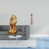 Majestic Lion Lovers Sculpture Artful Collectible Tabletop Ornament Decorative Figurine for Office