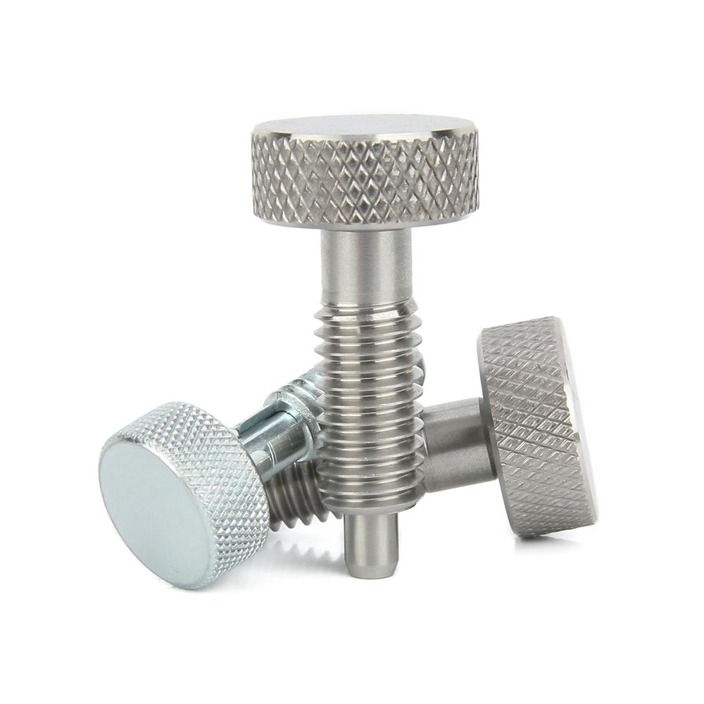 M6/M8/M10/M12/M16 Stal nierdzewna 304 Pokrętła radełkowane Tłoczki Tłoczki sprężynowe Śruby samohamowne Z śrubami i nakrętkami