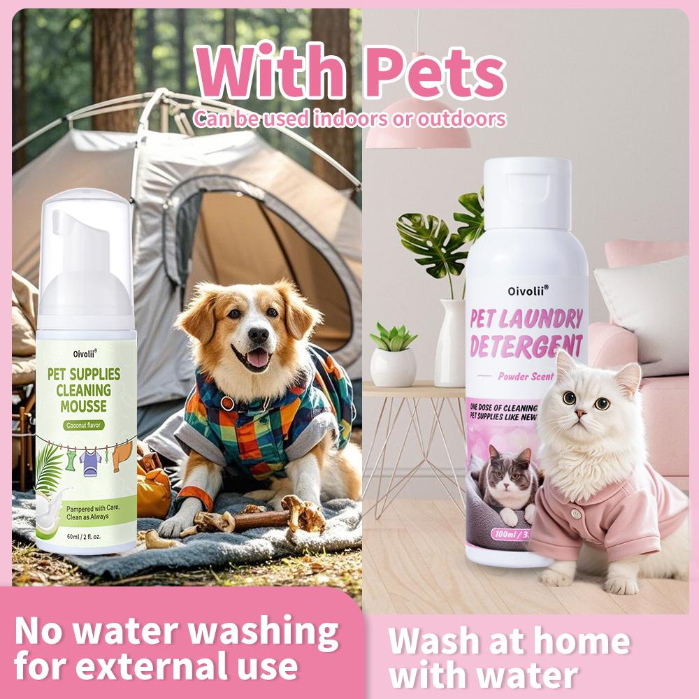 Pet Clothes & Accessories Special Gentle Dry Clean Foam Cleaner Deep Cleansing Odor Removing No-Rinse For Pets