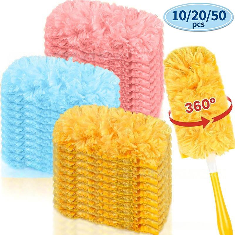 Double Sided Dust Duster 2/50 Pcs Lightweight Efficient Spider Web Remover for Office School High Place Large Cleans