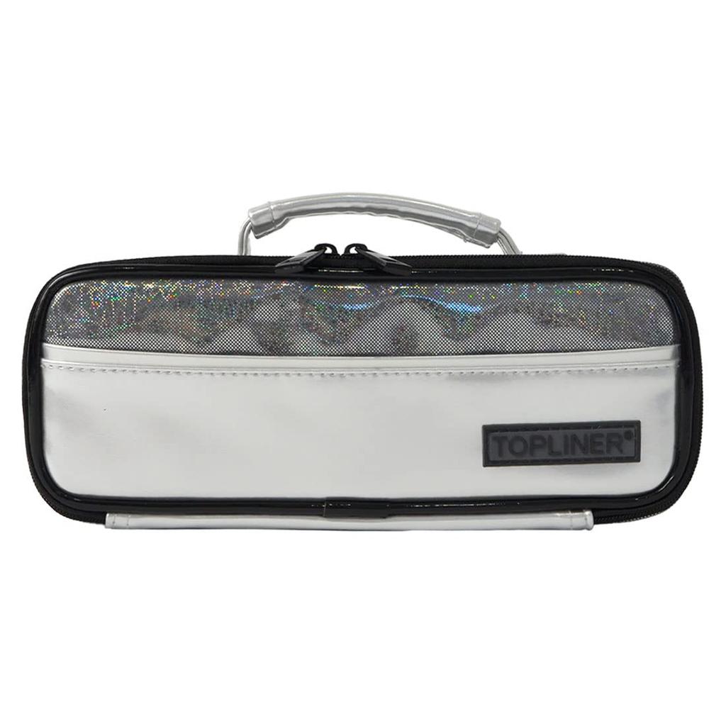 Raymay Fujii Topliner Pen Case, Stream, Silver