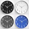 Household Clocks, Living Room Wall Clock, Bedroom Silent Wall Clock, Modern Simple Round Quartz Clock 12 Inches 30CM