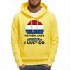Netherlands Is Calling I Must Go Printing Men Hoodie Multicolor Loose Hoody Autumn Fleece Streetwear Hip Hop Pocket Man Hoodies