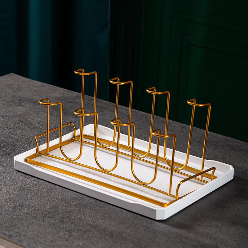 

Molona Stainless Steel Glass Drying Rack with Drip Tray