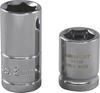 SIGNET 11135 1/4" Drive 13-Piece Short Socket Set Metric Hex Chrome Vanadium Steel Professional Compact Socket Kit with Holder Made In Japan