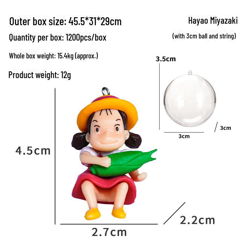 

Милый декор аквариума Миядзаки Хаяо - миниатюрный пейзаж с кукурузой и сливой для гостиной