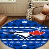 Blue Jays Logo Round mat, Anti-slip Circle Carpet Chair rug For livingroom,Bedroom, doormat home decor Gift Christmas Gifts