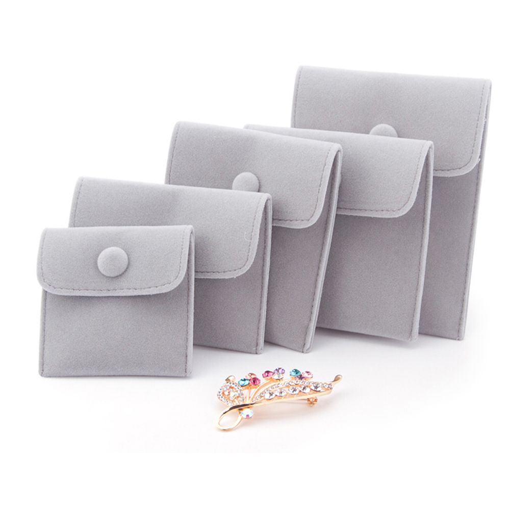 Exquisite New Rings Necklace Pouches Botton Jewelry Bags Velvet Pouch Gift Packaging Packaging Bags