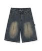 ULIFEZIP With Women Carpenter Bermuda Denim Pants 3 Colors [Ulzd_0023]