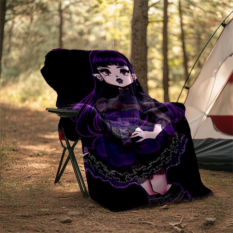 Monster High Theme Printed Blanket - Perfect for Couch, Bed, Travel & Outdoor Use | Machine Washable, Cozy & Durable.