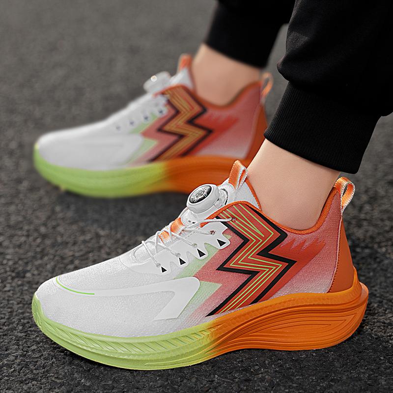New Lightweight Rebound Anti Slip Design Running Shoes Low Cut  Lightweight  Cushioned  Breathable Sports Shoes   Casual Shoes