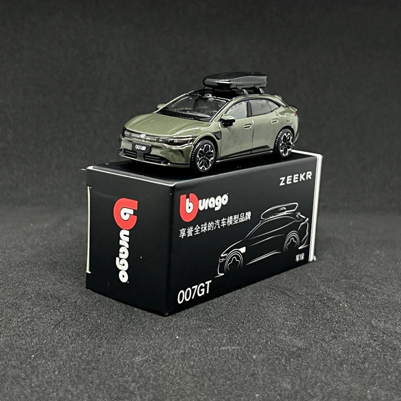 Bburago 1:64 Zeekr 007Gt Alloy Station Wagon Car Model Diecast Metal New Energy Vehicle Car Model Simulation Collection Kid Gift