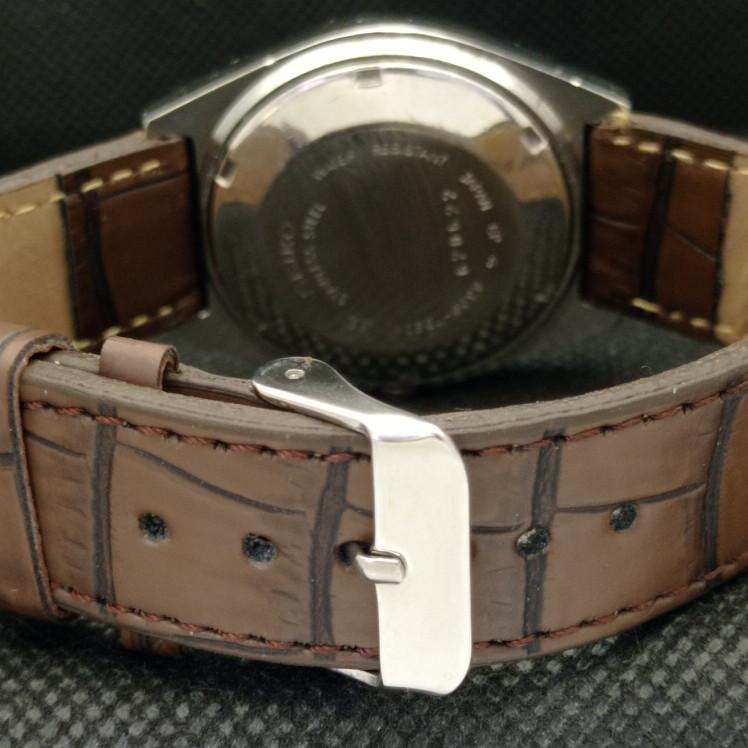 USED VINTAGE SEIKO 5 AUTOMATIC 6309A JAPAN MENS D/D BROWN WATCH 608i-a316860-2 SKU608i-a316860