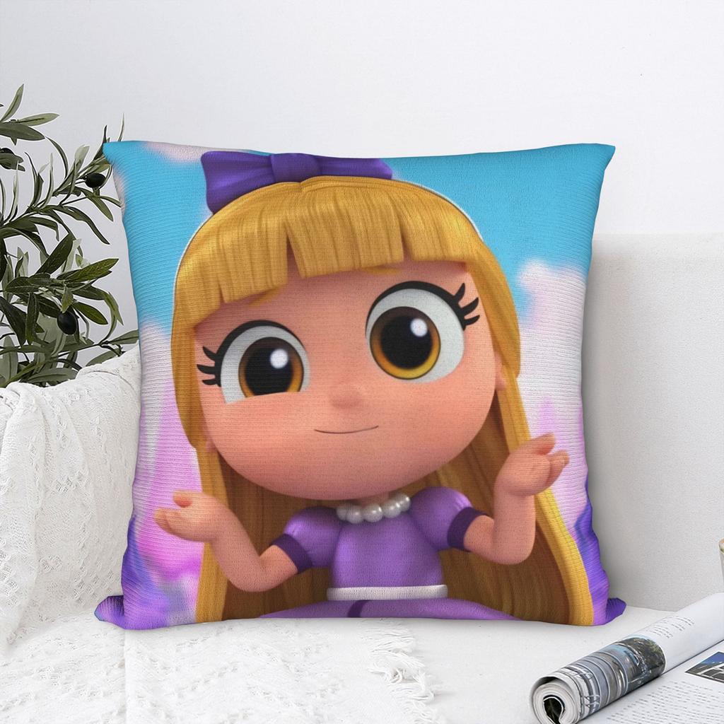 Grizelda True Rainbows Kingdoms Cartoon Square Pillow Covers Polyester Seat Cushion Cover Cool Decor Throw Pillow Case 40*40