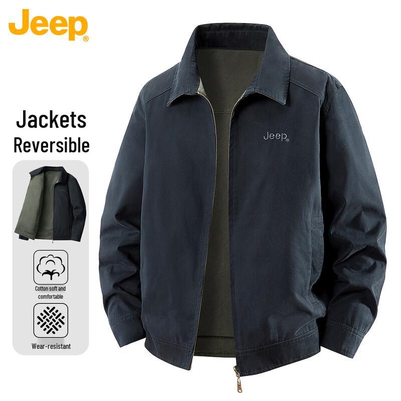 Мужская двусторонняя рабочая куртка JEEP с воротником-стойкой M