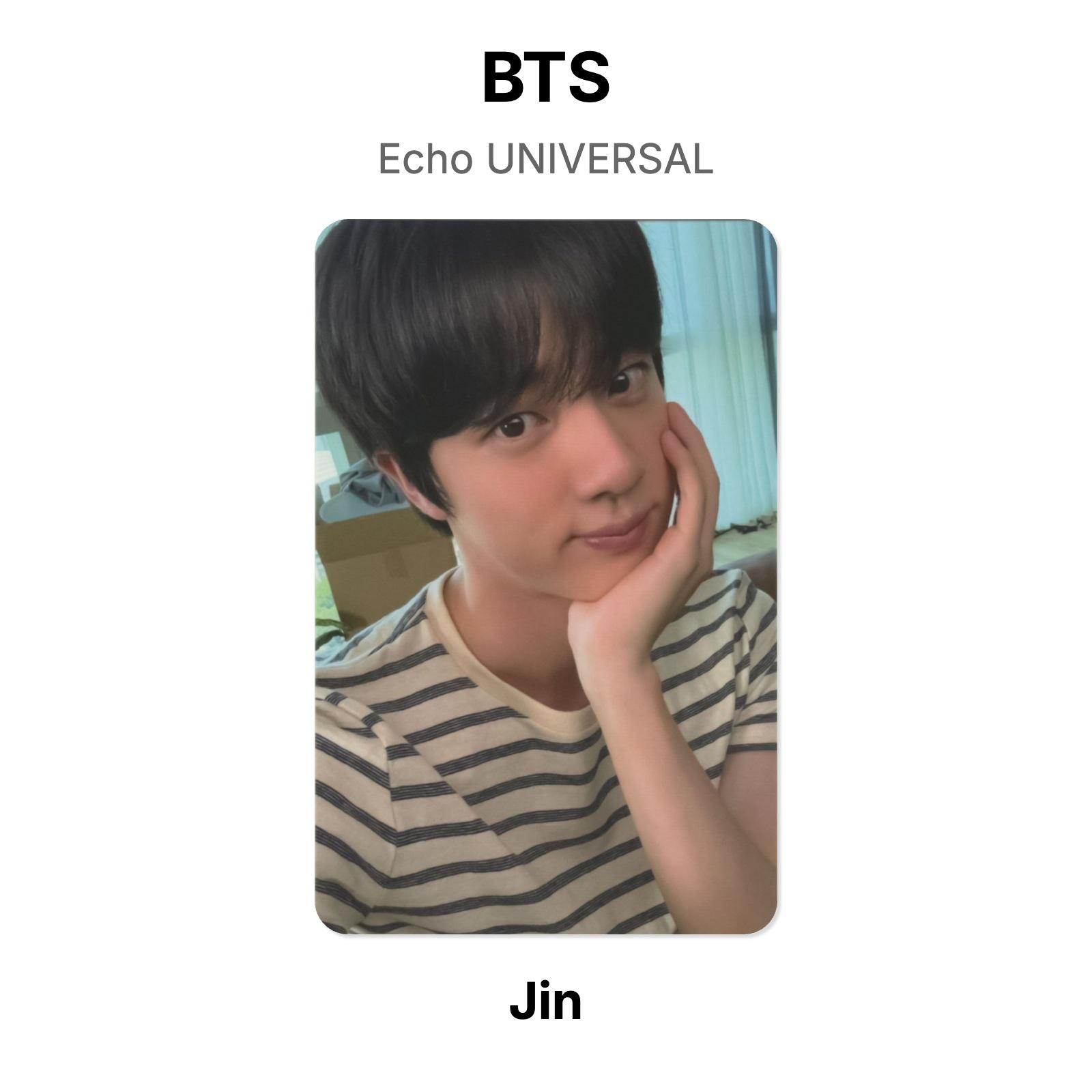 BTS Jin Echo UNIVERSAL Official Photocard Jin