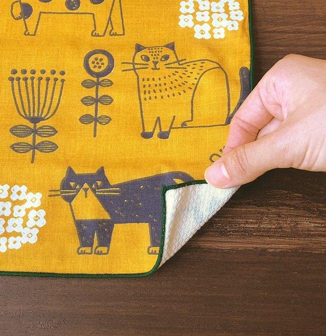 Decor Corporation FIKA Tenugui W34 D87 Towel, Forest, Size Approx. AH-62313