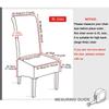 Fashion Printed Long Back Chair Cover Stretch High Back Big Size Cover Chairs Dining Chairs Covers For Kitchen Home Decoration