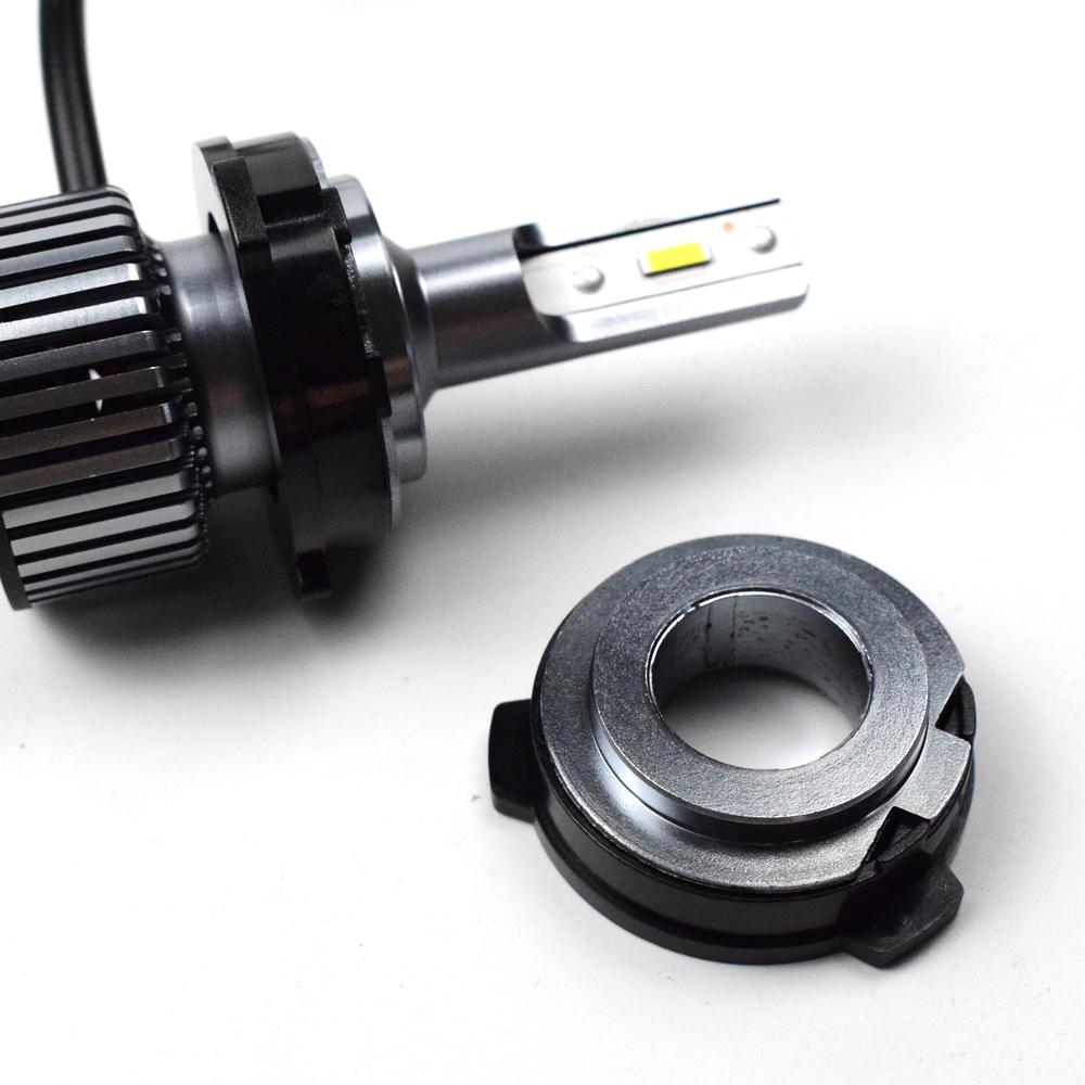 10Pcs/Lot H7 Adaptador Adapter Led For Polo Smart Socket Car Headlight Bulb Base For Volkswagen New Gran Lavida Lamando D108