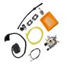 Carburetor Ignition Coil Fuel Hose Air Filter Gasket Kit For FS120 FS200 FS250 FS300 FS350 String Trimmer Parts