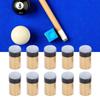 10Pcs Bag Billiard Ball Accessories Pool Cue Nine Balls Club Replacement Screw Tips13MM