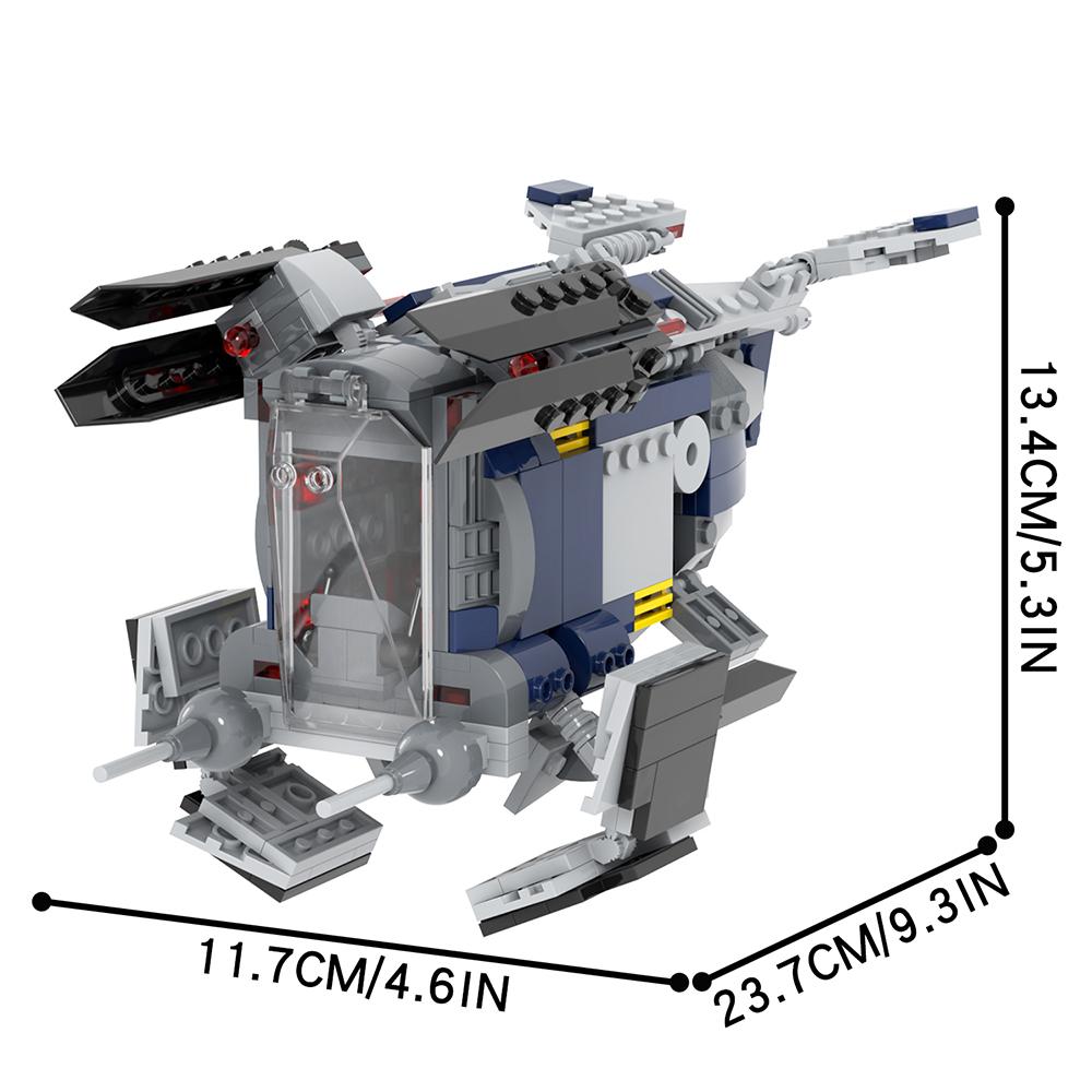 MOOXI Hvězdné války Bojový tank Model Cihličky DIY Dioráma Dospělí Děti Hračky Stavebnice Montessori Dárky Pokojová dekorace