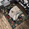 1Pc Animal Flowers Rug - home decoration Carpet For Living Room Bedroom Flooring Computer Chair Area Rug