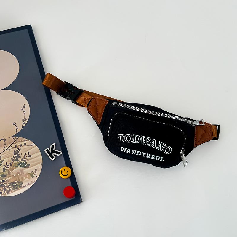 

Letters Wandtreul Todwano Crossbody Bag Kids Boys Casual Shoulder Girls Bag чёрный