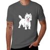 Westie West Highland White Terrier Tshirt Urban Style Casual Short Sleeve Top