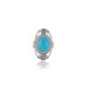 Sleeping Beauty Turquoise Ring: Sterling Silver Gemstone